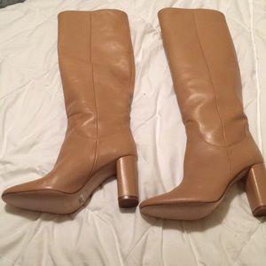 Zara camel healed boots size 9
